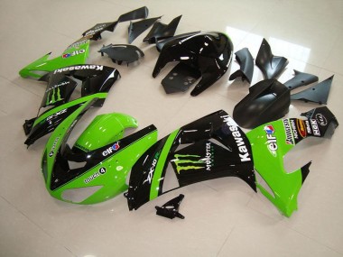 Carénage Moto ZX10R 06-07 - Vert Monster