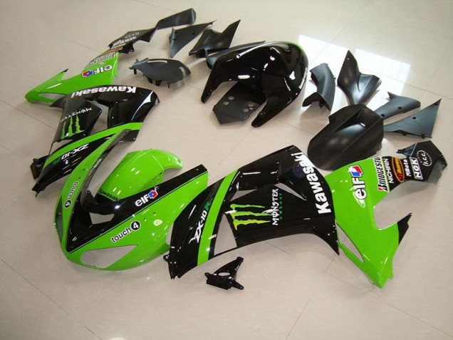 Carénage Moto ZX10R 06-07 - Vert Monster