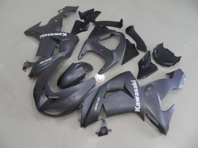 Carénage Moto ZX10R 06-07 - Gris avec Blanc Décalque Carénage Moto ZX10R 06-07 - Gris avec Blanc Décalque