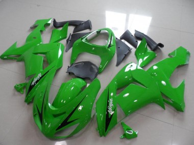Carénage Moto ZX10R 06-07 - Vert Noir Arrow