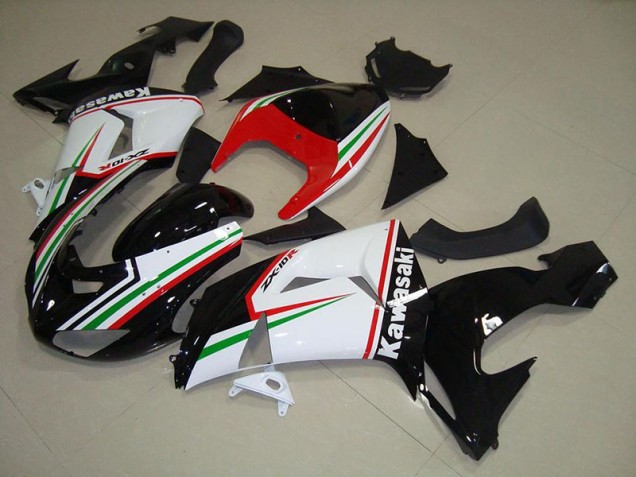 Carénage Moto ZX10R 06-07 - Blanc et Noir