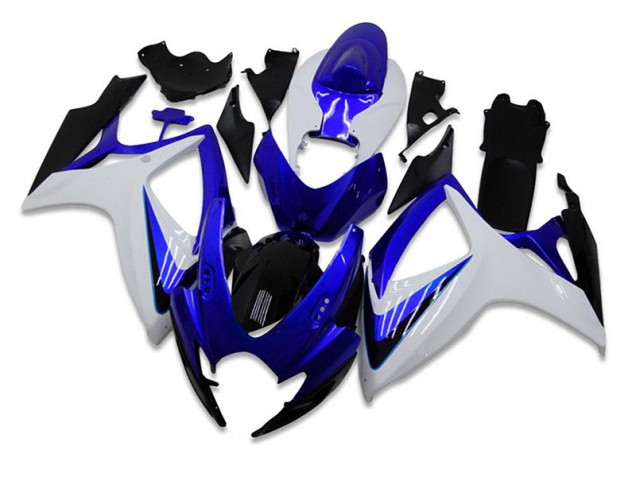 Kit Carénages Motos GSXR 600 / 750 K6 06-07 - Bleu Blanc