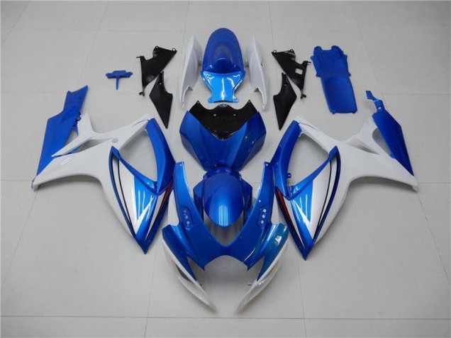 Carénages Moto GSXR 600 / 750 K6 06-07 - Bleu Blanc Carénages Moto GSXR 600 / 750 K6 06-07 - Bleu Blanc