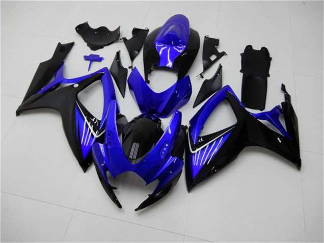 Carénage Moto GSXR 600 / 750 K6 06-07 - Bleu Noir Carénage Moto GSXR 600 / 750 K6 06-07 - Bleu Noir