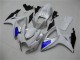 Carénages Moto GSXR 600 / 750 K6 06-07 - Blanc Bleu Carénages Moto GSXR 600 / 750 K6 06-07 - Blanc Bleu