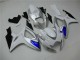 Carénages Moto GSXR 600 / 750 K6 06-07 - Blanc Bleu Carénages Moto GSXR 600 / 750 K6 06-07 - Blanc Bleu