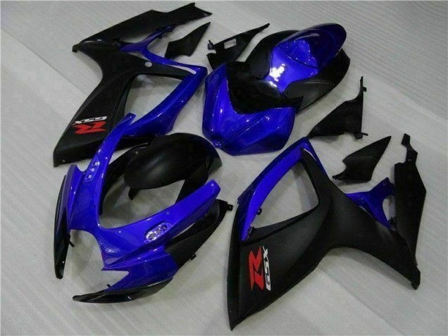 Carénages Moto GSXR 600 / 750 K6 06-07 - Bleu Noir Carénages Moto GSXR 600 / 750 K6 06-07 - Bleu Noir
