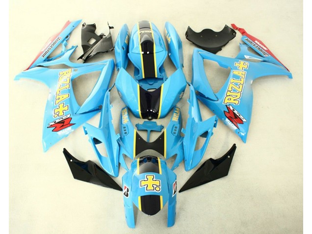 Carrosserie Moto GSXR 600 / 750 K6 06-07 - Bleu Noir Carrosserie Moto GSXR 600 / 750 K6 06-07 - Bleu Noir
