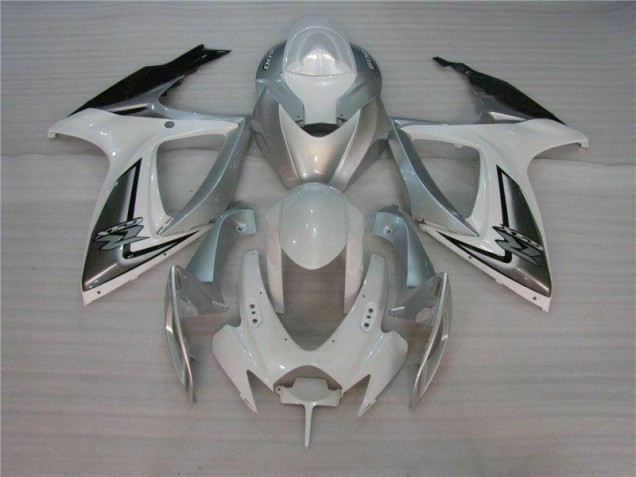 Carénages Moto GSXR 600 / 750 K6 06-07 - Blanc Argent Carénages Moto GSXR 600 / 750 K6 06-07 - Blanc Argent
