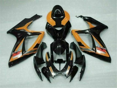 Carénage Moto GSXR 600 / 750 K6 06-07 - Noir Orange