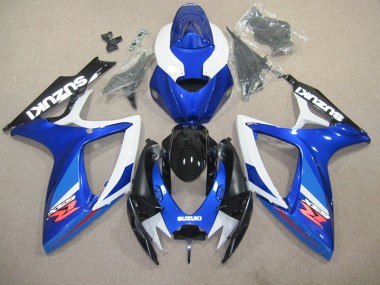Carrosserie Moto GSXR 600 K6 06-07 - Bleu Blanc