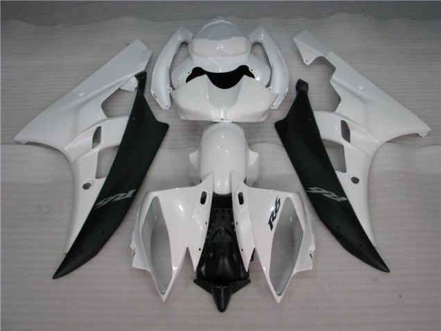 Carénages Moto R6 06-07 - Blanc Noir Carénages Moto R6 06-07 - Blanc Noir
