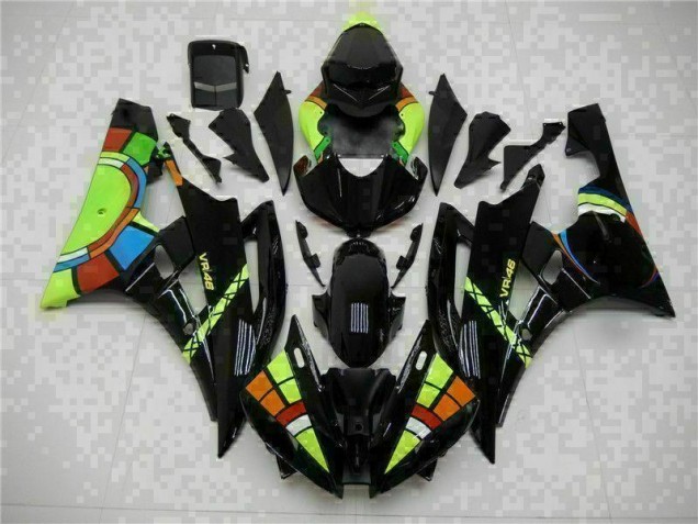 Kit Carénages Motos R6 06-07 - Noir Kit Carénages Motos R6 06-07 - Noir