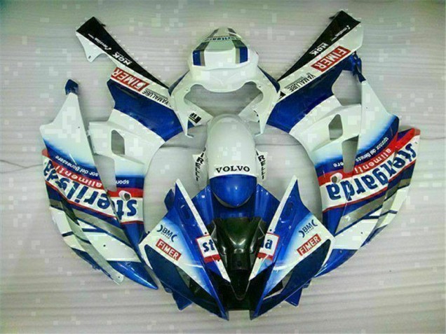 Carénages Moto R6 06-07 - Blanc Bleu Carénages Moto R6 06-07 - Blanc Bleu