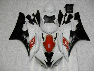Carrosserie Moto R6 06-07 - Blanc Noir
