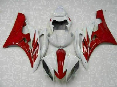 Carrosserie Moto R6 06-07 - Rouge Blanc