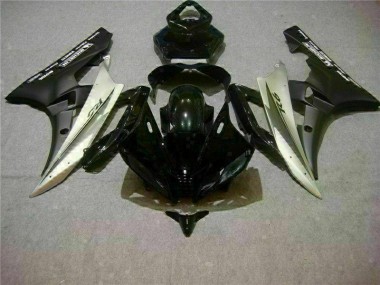 Carrosserie Moto R6 06-07 - Argent Noir