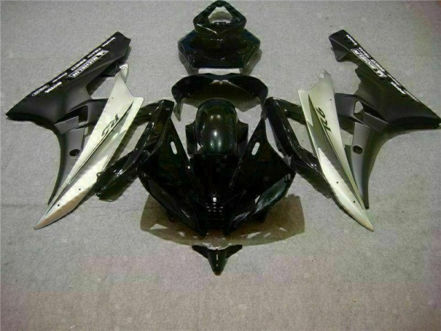 Carrosserie Moto R6 06-07 - Argent Noir Carrosserie Moto R6 06-07 - Argent Noir