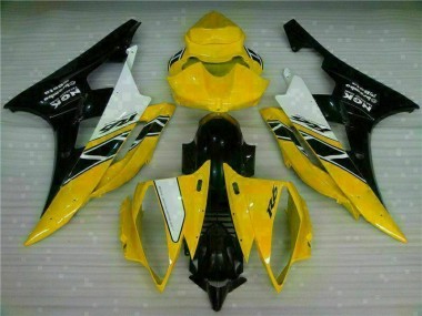 Carénages Moto R6 06-07 - Jaune Noir