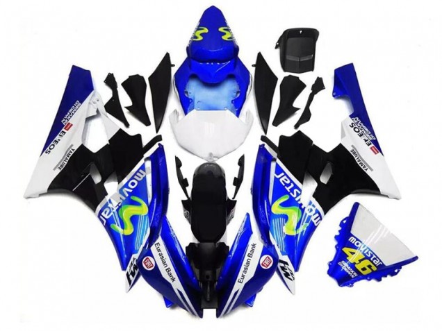 Carénage Moto R6 06-07 - Bleu Noir Blanc Carénage Moto R6 06-07 - Bleu Noir Blanc