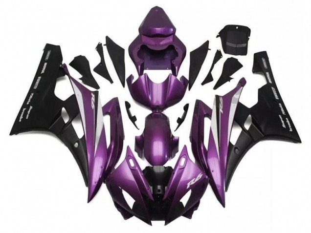 Carénage Moto R6 06-07 - Violet Noir Carénage Moto R6 06-07 - Violet Noir