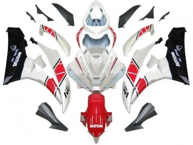 Carénage Moto R6 06-07 - Blanc Rouge Noir Carénage Moto R6 06-07 - Blanc Rouge Noir