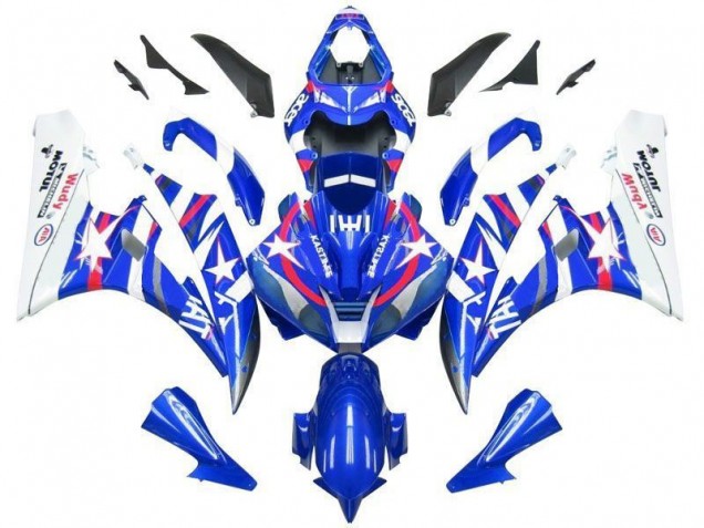 Carénage Moto R6 06-07 - Bleu Star Fiat Carénage Moto R6 06-07 - Bleu Star Fiat