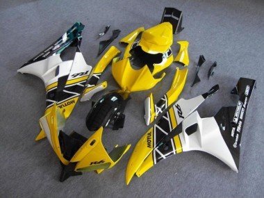 Carénage Moto R6 06-07 - Jaune Noir