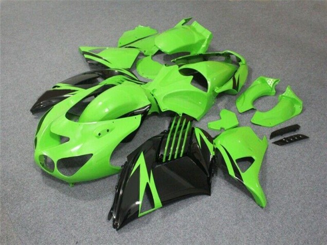 Carénage Moto ZX14R ZZR 1400 06-11 - Vert Noir Carénage Moto ZX14R ZZR 1400 06-11 - Vert Noir
