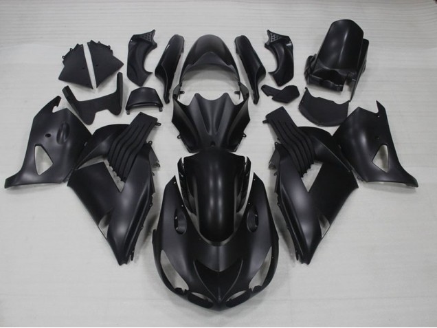 Carénages Moto ZX14R ZZR 1400 06-11 - Noir Mat Carénages Moto ZX14R ZZR 1400 06-11 - Noir Mat