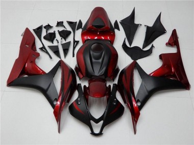 Carénages Moto CBR 600 RR 07-08 - Rouge Noir