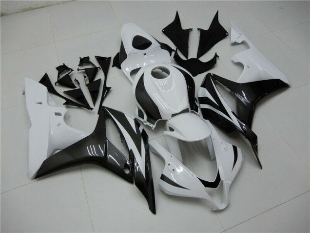 Carénages Moto CBR 600 RR 07-08 - Blanc Noir Carénages Moto CBR 600 RR 07-08 - Blanc Noir