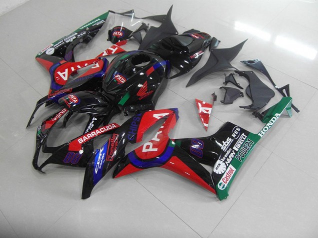 Carénage Moto CBR 600 RR 07-08 - Noir Rouge Pata Carénage Moto CBR 600 RR 07-08 - Noir Rouge Pata
