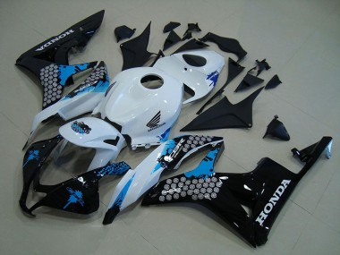Carénage Moto CBR 600 RR 07-08 - Blanc Noir Bleu