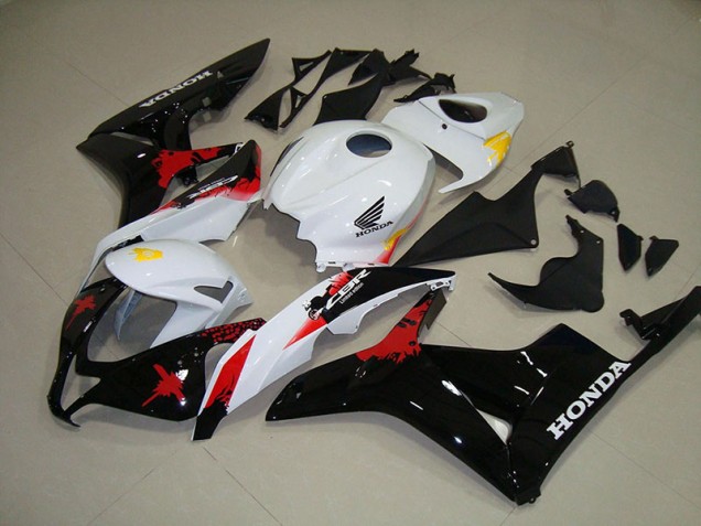 Carénages Moto CBR 600 RR 07-08 - Blanc Noir Rouge Carénages Moto CBR 600 RR 07-08 - Blanc Noir Rouge