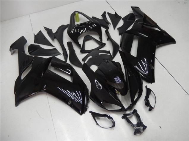 Carénages Moto ZX6R 07-08 - Noir Brillant Carénages Moto ZX6R 07-08 - Noir Brillant