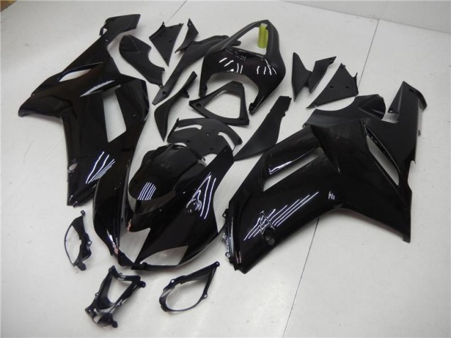 Carénages Moto ZX6R 07-08 - Noir Brillant Carénages Moto ZX6R 07-08 - Noir Brillant