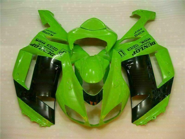 Carénage Moto ZX6R 07-08 - Vert Noir Dunlop Carénage Moto ZX6R 07-08 - Vert Noir Dunlop