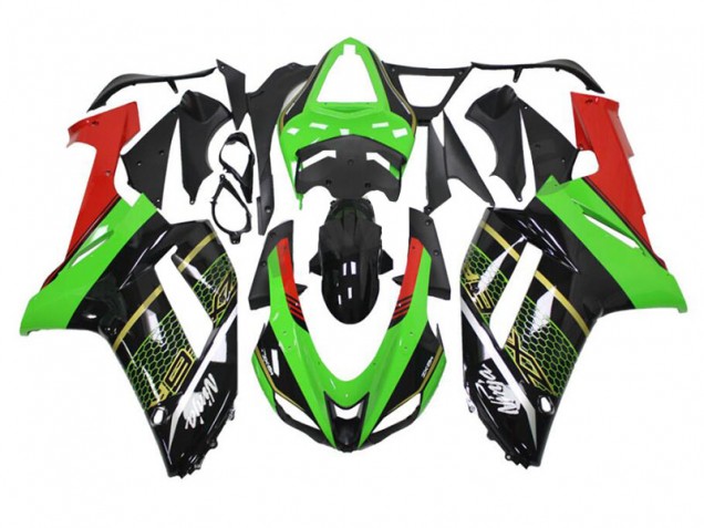 Carénages Moto ZX6R 07-08 - Vert Noir Carénages Moto ZX6R 07-08 - Vert Noir