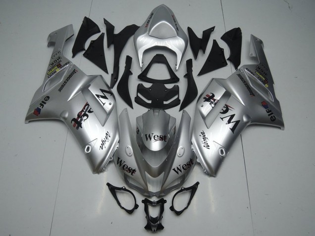 Carénage Moto ZX6R 07-08 - Argent West Carénage Moto ZX6R 07-08 - Argent West