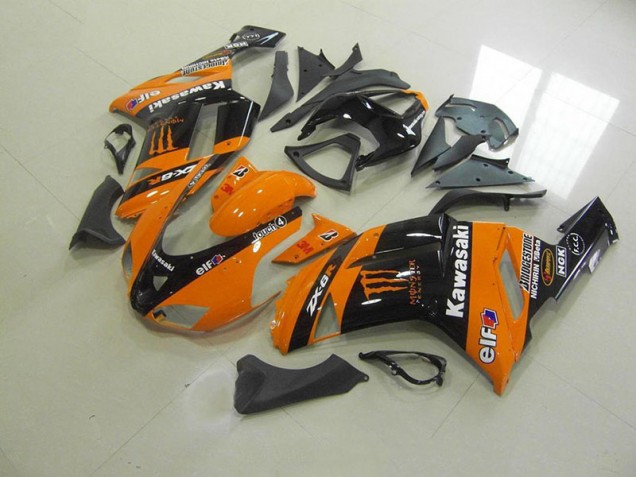 Carénage Moto ZX6R 07-08 - Orange Monster Carénage Moto ZX6R 07-08 - Orange Monster