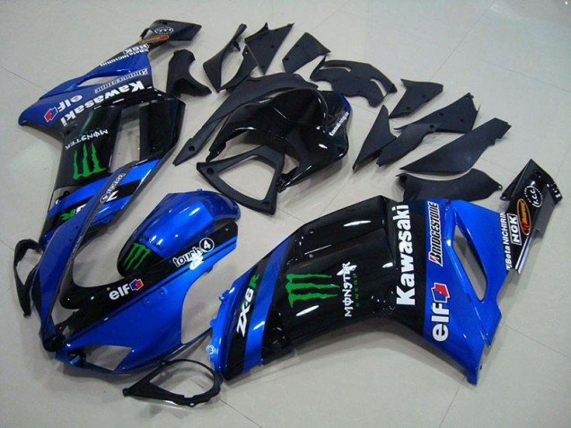 Carénage Moto ZX6R 07-08 - Bleu Monster Carénage Moto ZX6R 07-08 - Bleu Monster