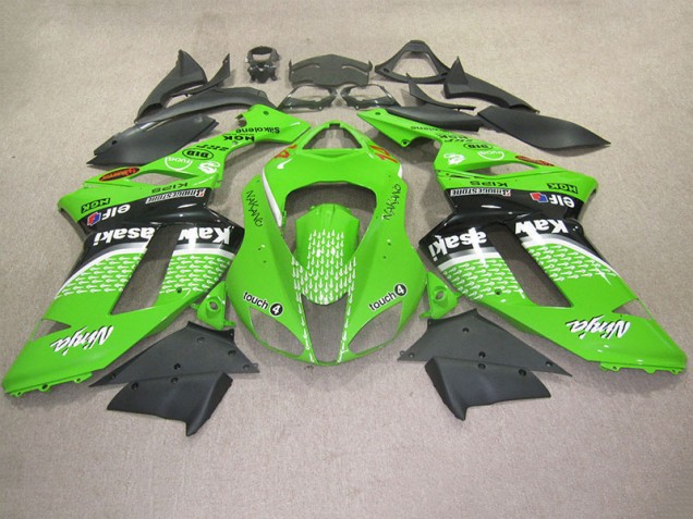 Carénage Moto ZX6R 07-08 - Vert Touch 4 Carénage Moto ZX6R 07-08 - Vert Touch 4