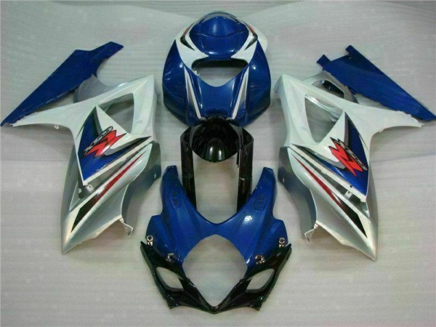 Kit Carénages Motos Complet GSXR 1000 K7 07-08 - Bleu Blanc Kit Carénages Motos Complet GSXR 1000 K7 07-08 - Bleu Blanc