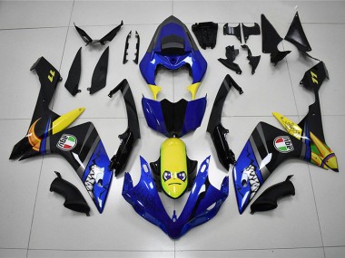Carénage Moto R1 07-08 - Bleu Requin