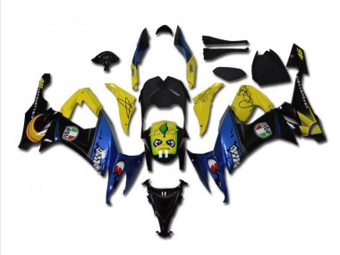 Carénage Moto ZX10R 08-10 - Bleu Requin