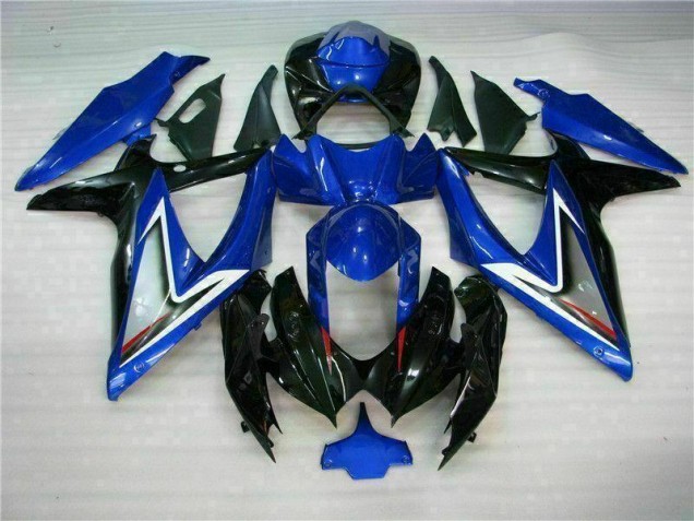Carrosserie Moto GSXR 600 / 750 K8 08-10 - Bleu Noir Carrosserie Moto GSXR 600 / 750 K8 08-10 - Bleu Noir