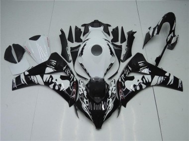 Carénage Moto CBR 1000 RR 08-11 - Noir Blanc