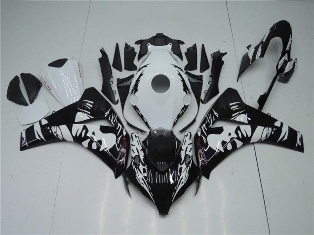 Carénage Moto CBR 1000 RR 08-11 - Noir Blanc Carénage Moto CBR 1000 RR 08-11 - Noir Blanc