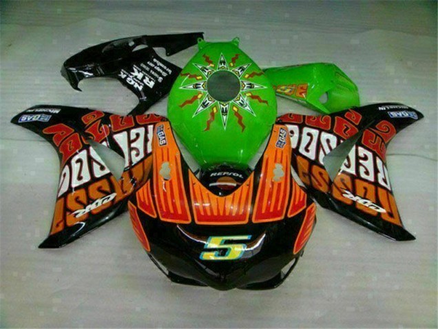 Carénage Moto CBR 1000 RR 08-11 - Vert Orange Carénage Moto CBR 1000 RR 08-11 - Vert Orange